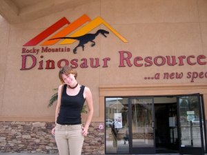 Me at the Dinosaur Resource Center, July 2004